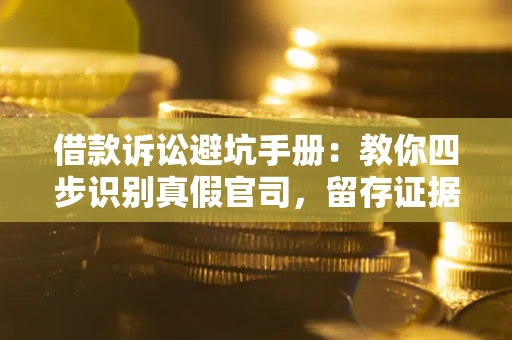 武汉借款诉讼避坑手册：教你四步识别真假官司，留存证据不踩雷