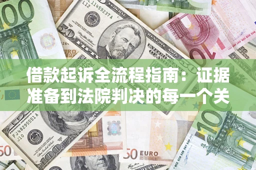 武汉借款起诉全流程指南：证据准备到法院判决的每一个关键步骤